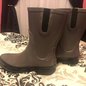 L.L.Bean Wellies Grey Rain Boots